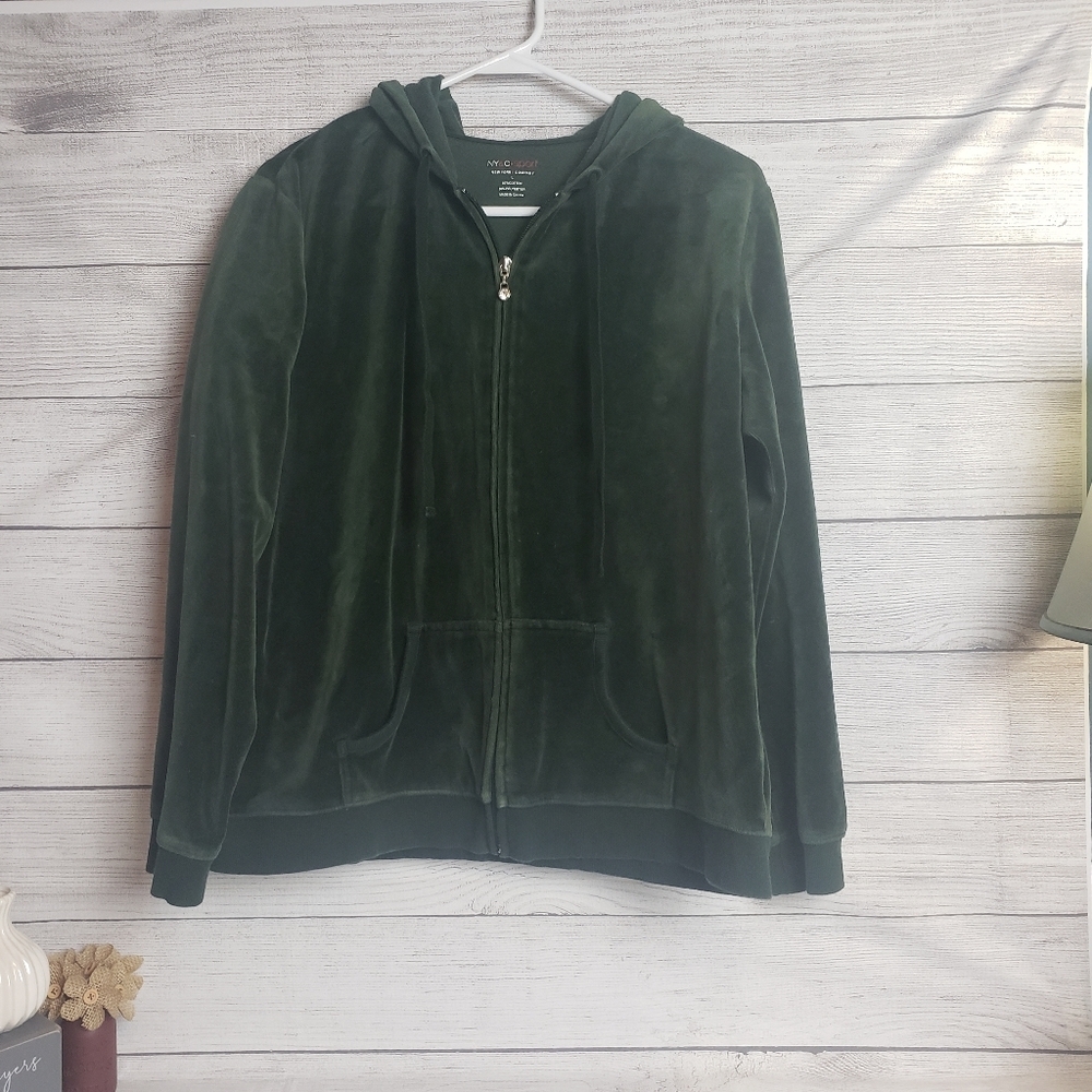 NY&C Sport‎ Full Zip Jacket | Women's Sz Lg.